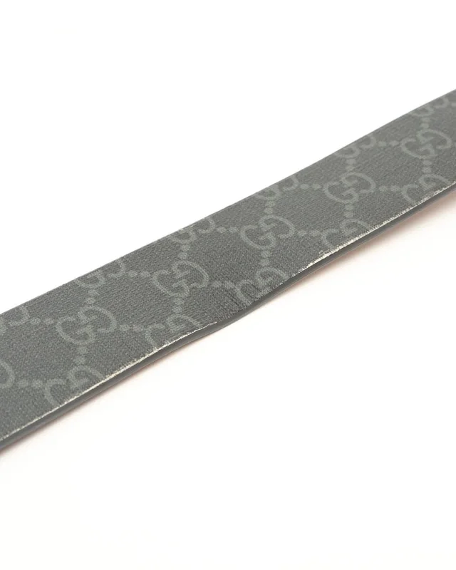 Gucci GG Supreme Snake Belt, size 95 in Denim from A Retro Tale, photo 5 of 8