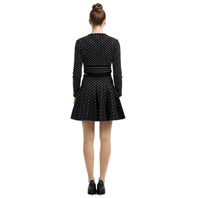 Alaïa and white top & skirt set in Black from Designer Revival, photo 3 of 3