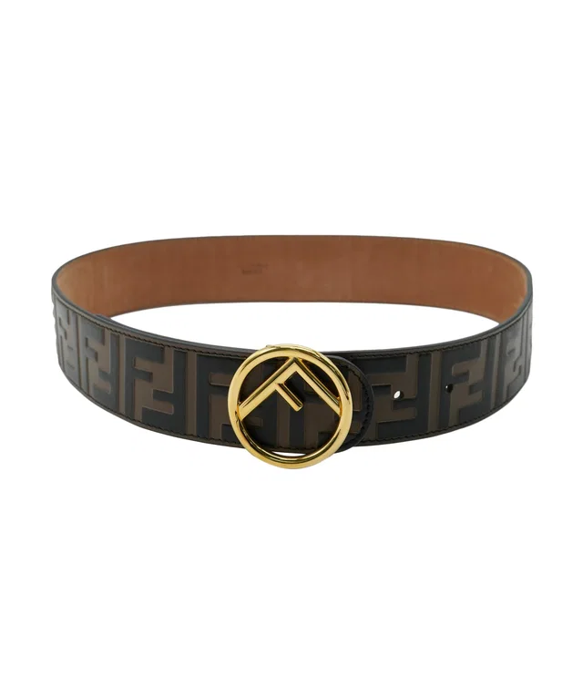 Fendi FF Buckle Belt in Leather from Luxury Promise