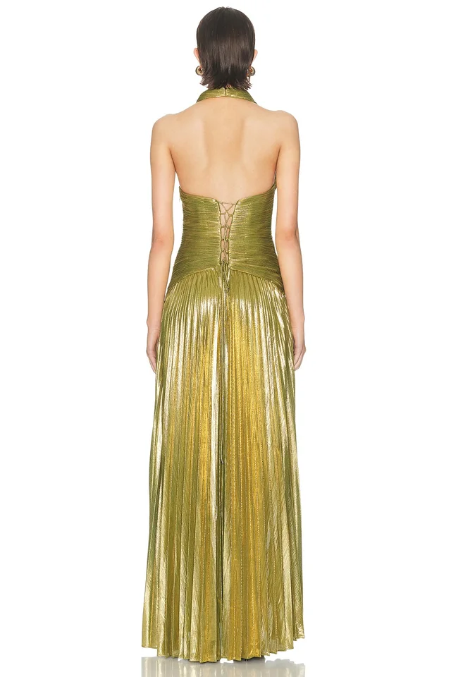 retrofete Elanil Dress in Metallic, photo 2 of 2 from FWRD