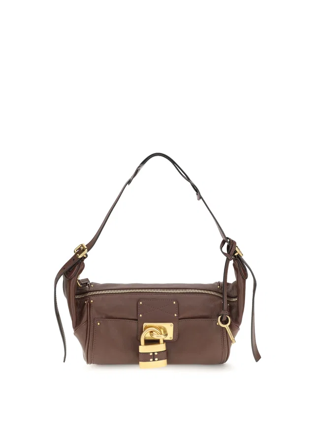 Chloé Paddington Shoulder Bag — Brown Calf Leather in Brown Calfskin from HEWI