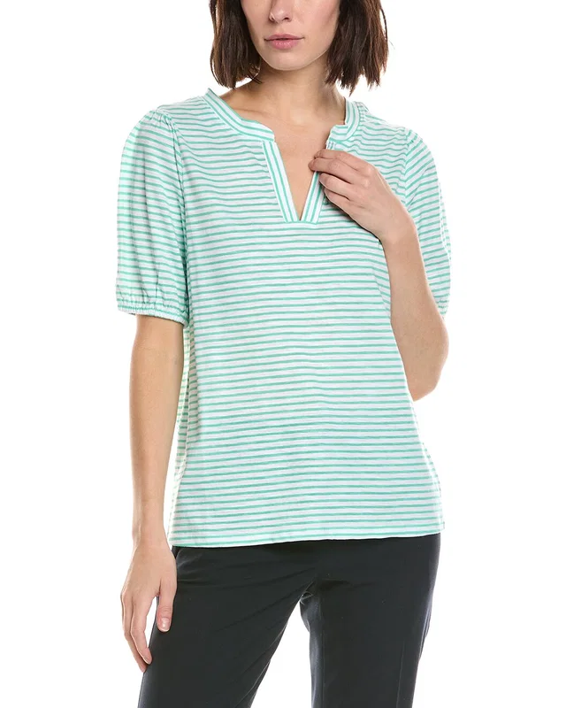 Stella Parker Caroline Notch Neck Puff Sleeve Top, image 1 of 1 from Rue La La