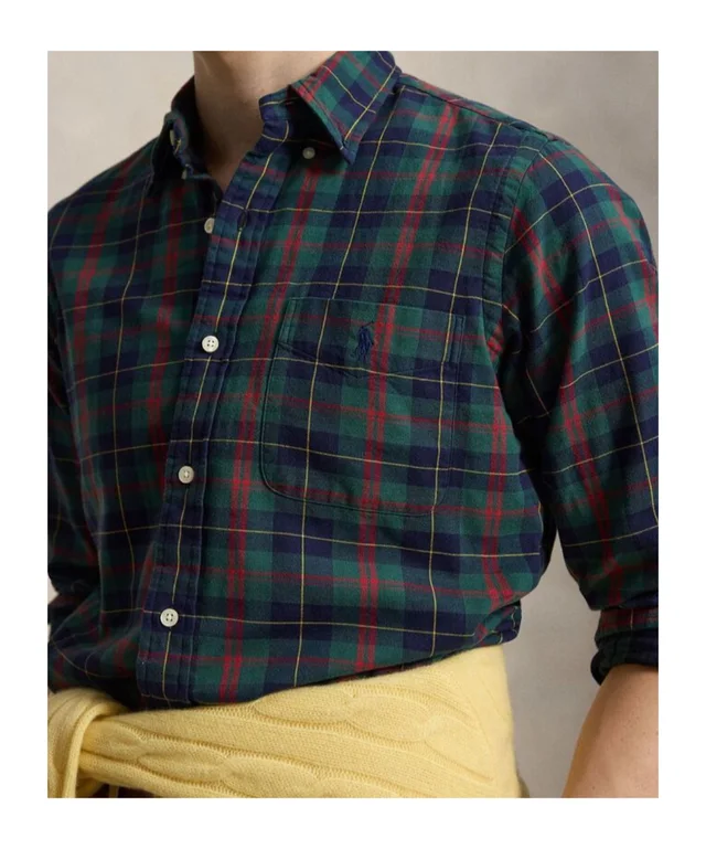 Polo Ralph Lauren Custom Fit plaid Oxford shirt, photo 6 of 6 from SENSER