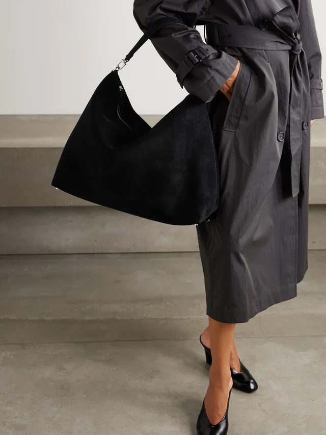 TOTEME Suede tote in Black, photo 2 of 2 from NET-A-PORTER (Canada)