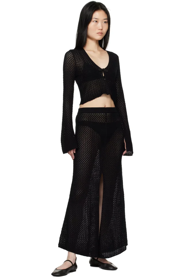 The Garment Black Tanzania Maxi Skirt, photo 4 of 4 from SSENSE