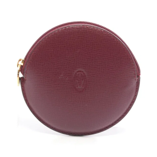 Cartier Must Line Leather Coin Case in Leather from LuxUness