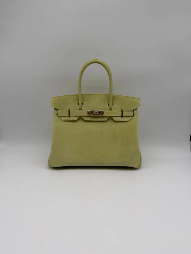 Hermès Birkin 30 Tilleul Doblis Permabrass Hardware from Luxury Promise, photo 2 of 11