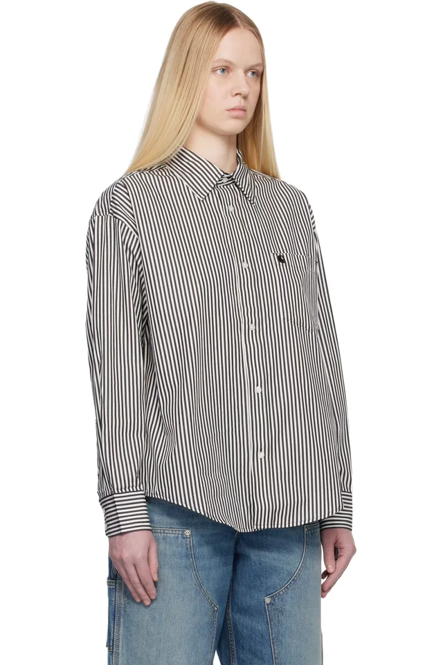 Carhartt Work In Progress Black & White Daldry Shirt, photo 2 of 4 from SSENSE