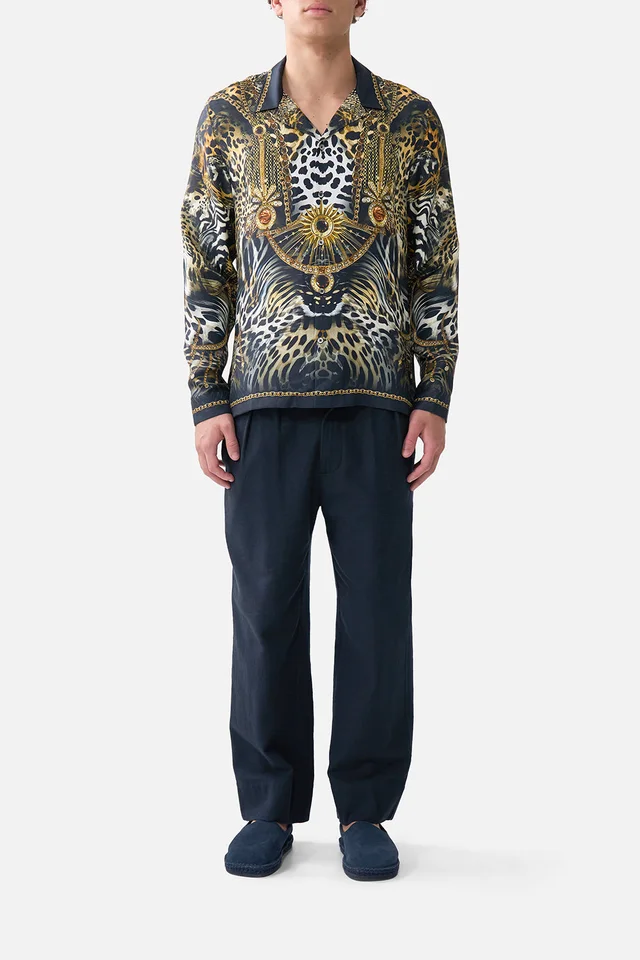 Camilla eBoutique LONG SLEEVE CAMP COLLARED SHIRT FELINE FOLKLORE from CAMILLA, photo 1 of 1