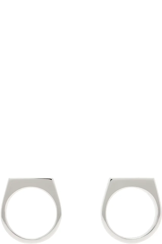 MM6 Maison Margiela Chevalier Earrings, image 1 of 1 from SSENSE