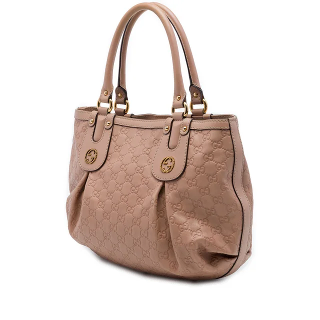 Brown Gucci Guccissima Scarlett Tote in Brown Leather from Designer Revival, photo 2 of 2