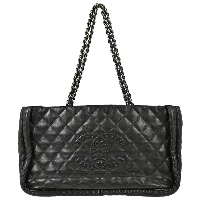Chanel 2011 Black Calfskin Paris-Byzance Istanbul Tote Handbag in Black Calfskin from AMORE Vintage Tokyo