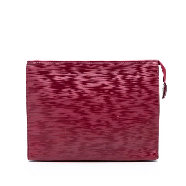 Pink Louis Vuitton Epi Toiletry Pouch 26 Clutch Bag in Pink Leather from Designer Revival