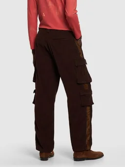 Ahluwalia Straight trousers with side pockets in 100% Cotton, photo 3 of 5 from LUISAVIAROMA