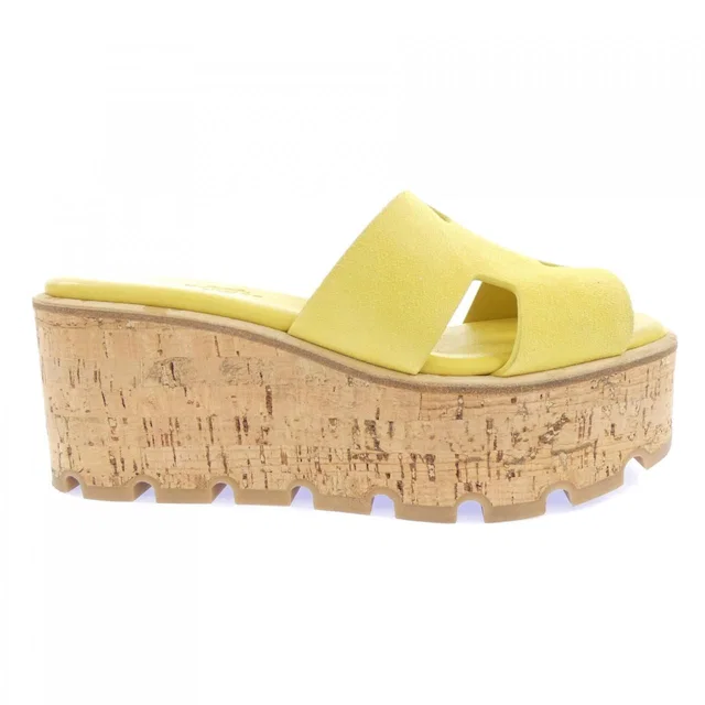 Hermès Eze H-cut Detail Sandals in Goatskin from The Reluxe