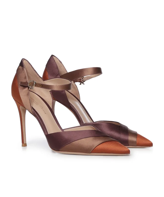 Gianvito Rossi Strappy Pointed Heeled Pumps, photo 2 of 4 from SENSER