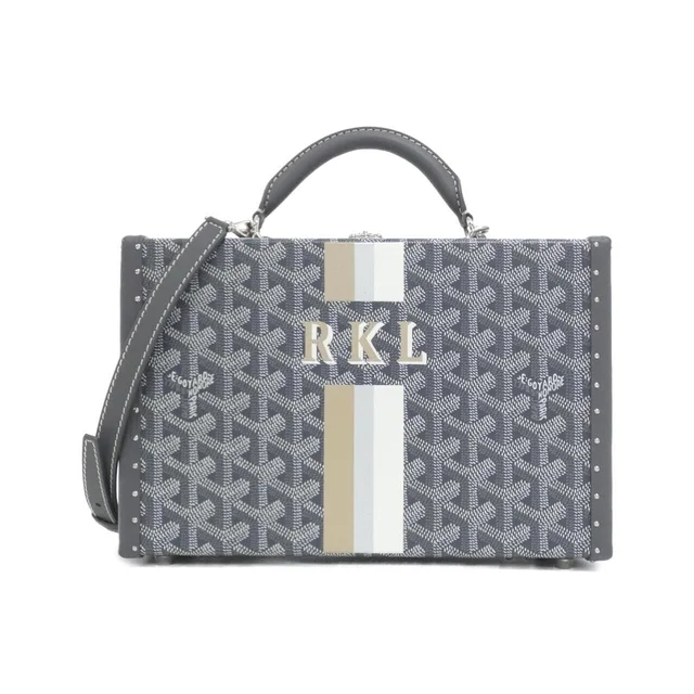 Goyard Grand Hotel RWE020244 Bag in 51/GRAY / SILVER metal fittings coated canvas / cow from KOMEHYO