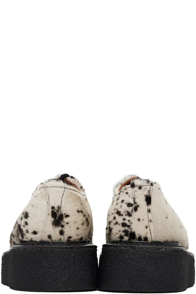 George Cox Black & Off-White Skipton Derbys, photo 2 of 5 from SSENSE