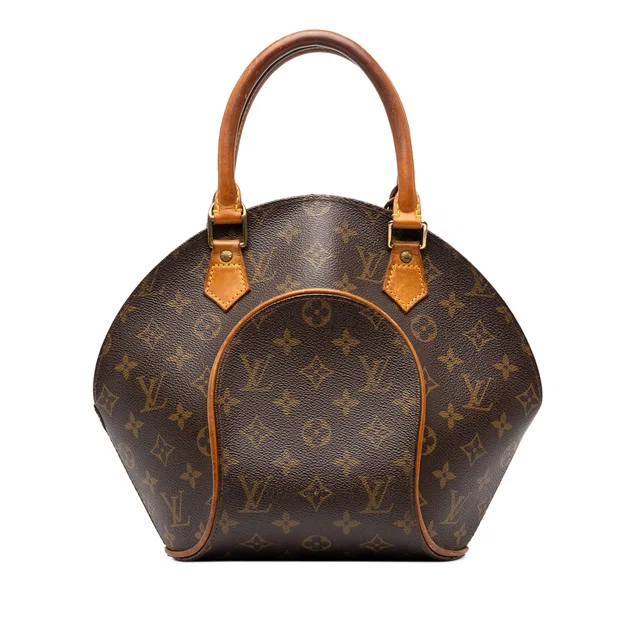 Brown Louis Vuitton Monogram Ellipse PM Handbag in Brown Coated canvas from Designer Revival