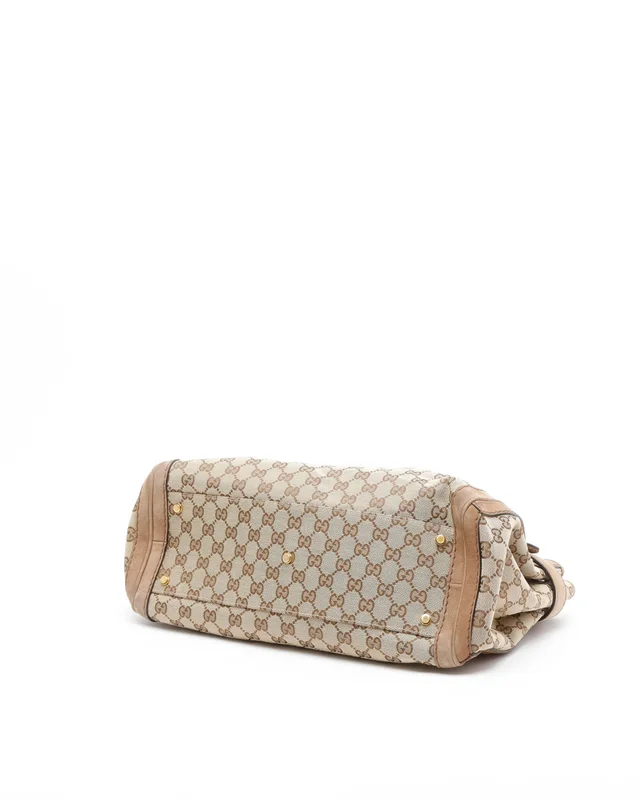 Gucci GG Running Medium Tote Bag in Suede from A Retro Tale, photo 5 of 10