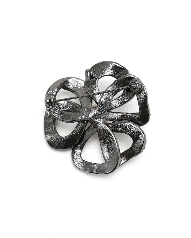 Chanel Camellia Coco Mark Rhinestone Brooch from A Retro Tale, photo 2 of 3