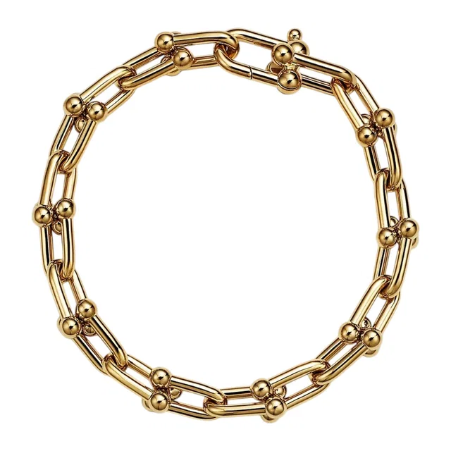 Tiffany & Co. Hardware Link Bracelet Rose Gold in Pink from Luxury Promise