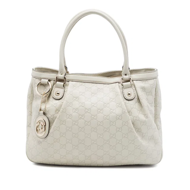Brown Gucci Guccissima Sukey Tote in Brown Leather from Designer Revival