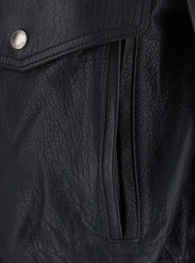 Dunst Long-sleeve leather jacket, photo 3 of 8 from SENSER