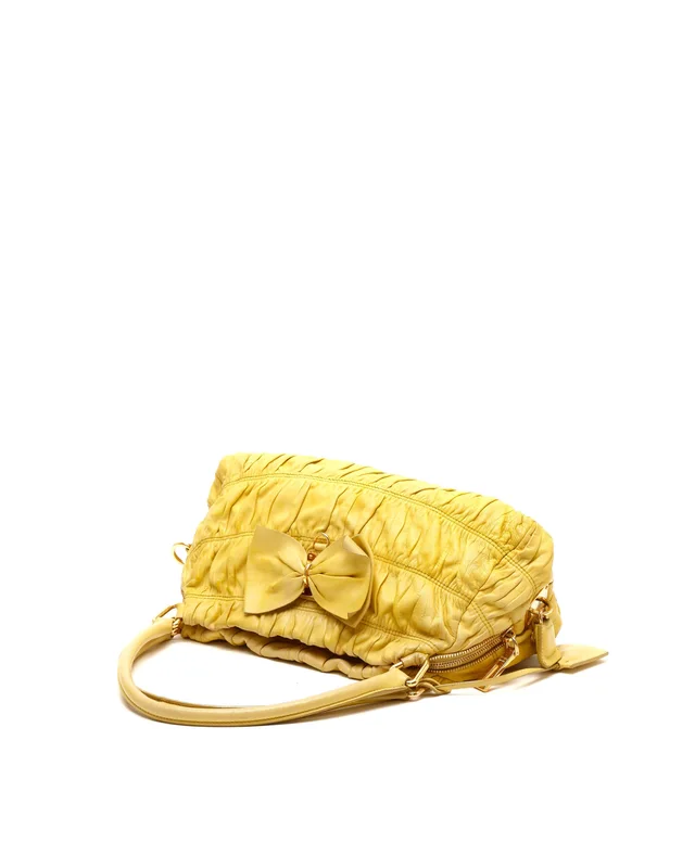 Prada Nappa Gaufre Bow Bag in Nappa leather from A Retro Tale, photo 4 of 7