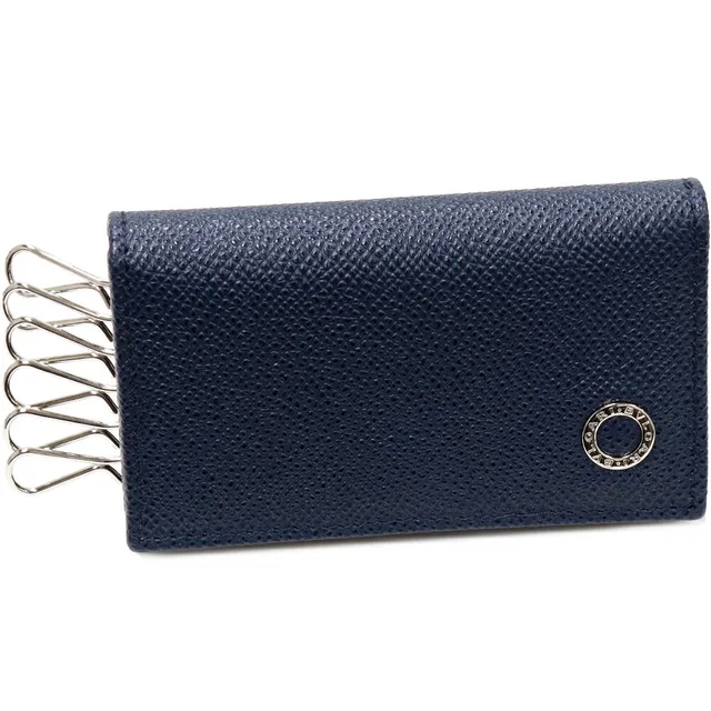 Grain Leather Bulgari Man Key Case 39318 in Leather from LuxUness
