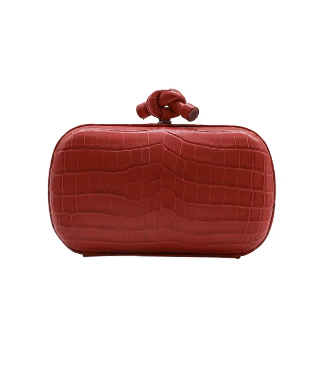 Bottega Veneta Croc Clutch in Crocodile from Luxury Promise