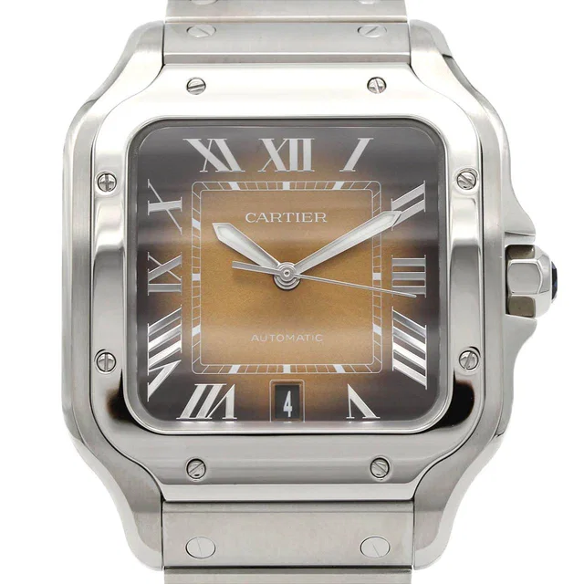Santos de Cartier Stainless Steel Watch from LuxUness