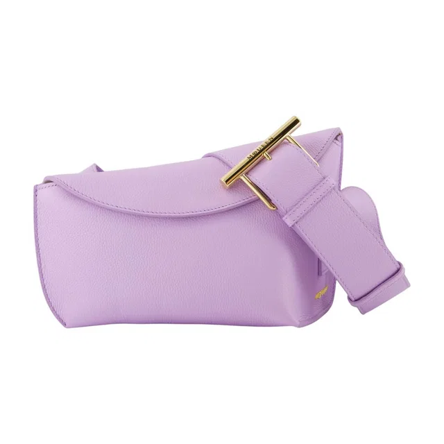 Alexander McQueen T-Bar Sling Crossbody Bag — Purple Calfskin in Purple Calfskin from HEWI