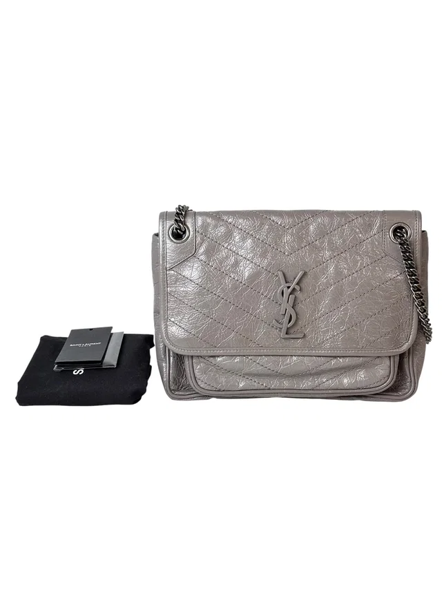 Saint Laurent Medium Niki Grey Bag in Grey from Luxury Promise