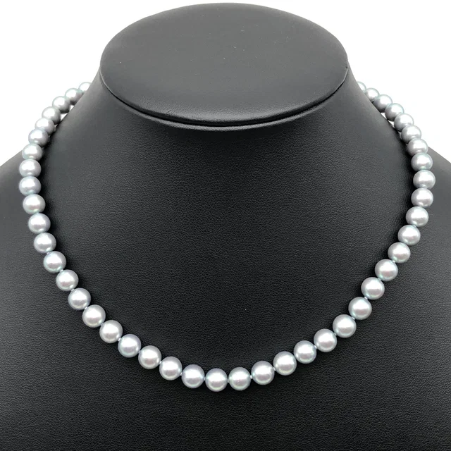 Tasaki Pearl String Necklace, P(Approx 7mm),SV, 31.7g, 16.5inch from Luxury Promise