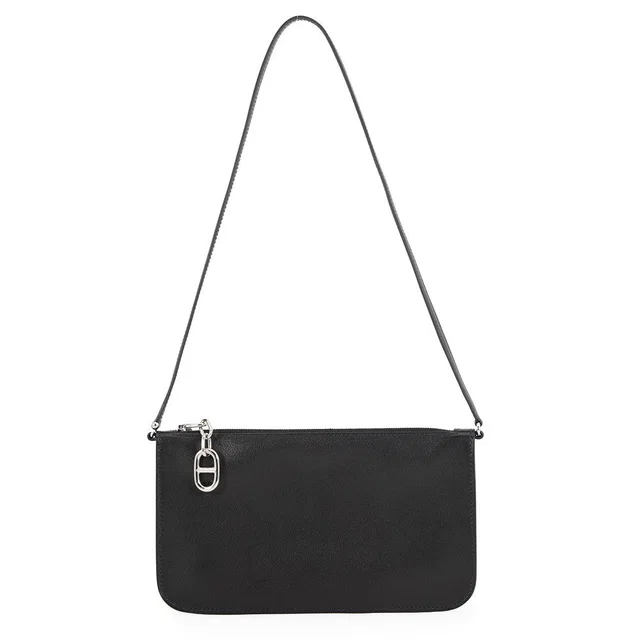 Hermès Zip Ango Togo Chaine d'Ancre Black Evergrain in Black Togo leather from GALLERY RARE