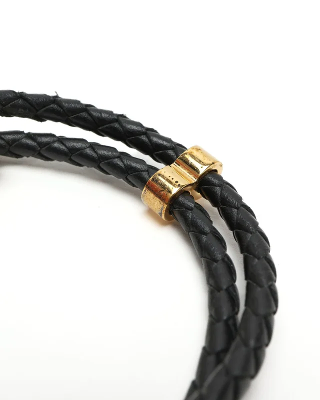 Versace Medusa Leather Bracelet in Leather from A Retro Tale, photo 5 of 5