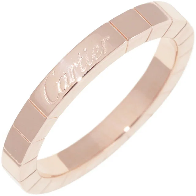 Cartier Lanieres Au750 Pink Gold Ring Size 54 in Pink from LuxUness