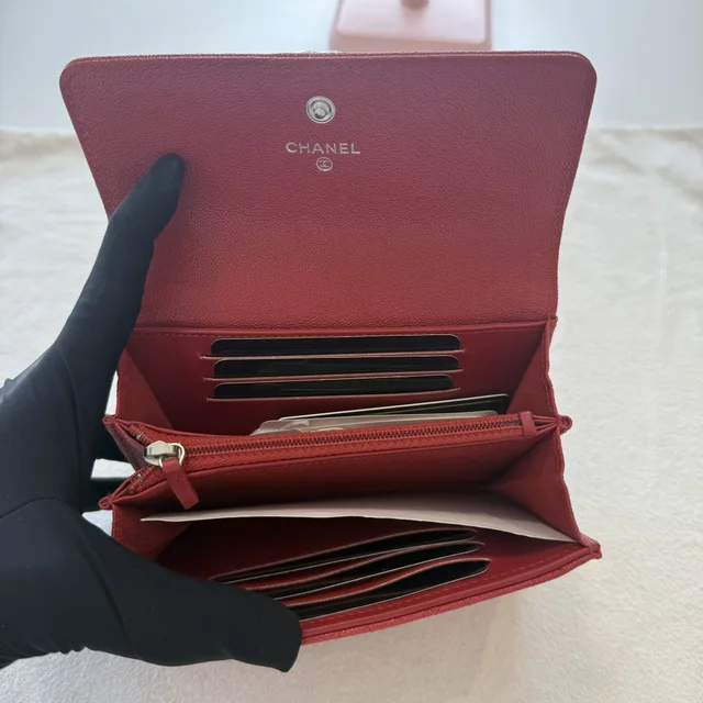 Chanel Medium Caviar Boy Wallet in Caviar leather from Reowned, photo 8 of 10