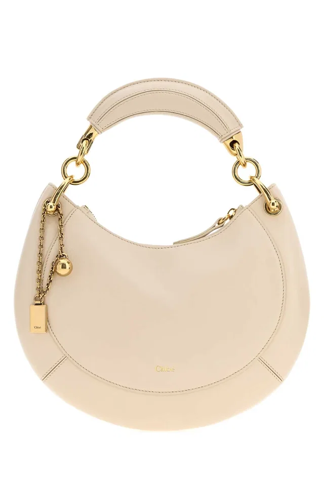Chloé Shoulder Bag — Beige in Beige Suede from HEWI