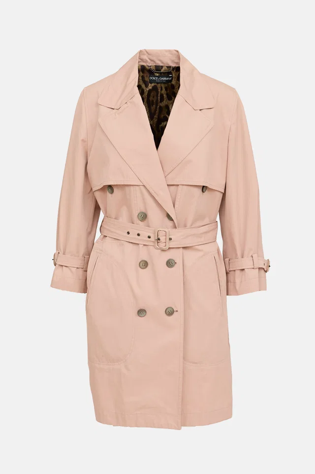 Dolce & Gabbana Double Breasted Trench Coat from VSP Consignment