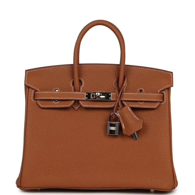 Hermès Birkin 25 Gold Togo Palladium Hardware in Gold Togo leather from Madison Avenue Couture