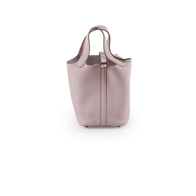 Hermès Picotin 18 Mauve Pale Clemence - Stamp W 2025 in Clemence leather from The Purse Affair