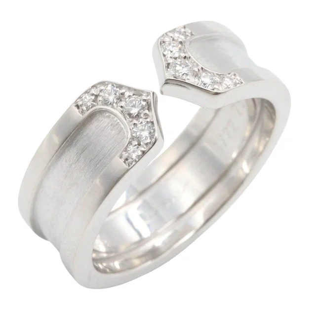 Cartier C2 Diamond Au750 Diamond Ring Size 10 from LuxUness