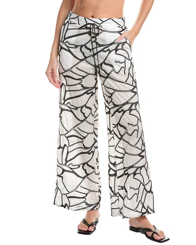 Natori Butterfly Embroidery Pant, image 1 of 1 from Gilt