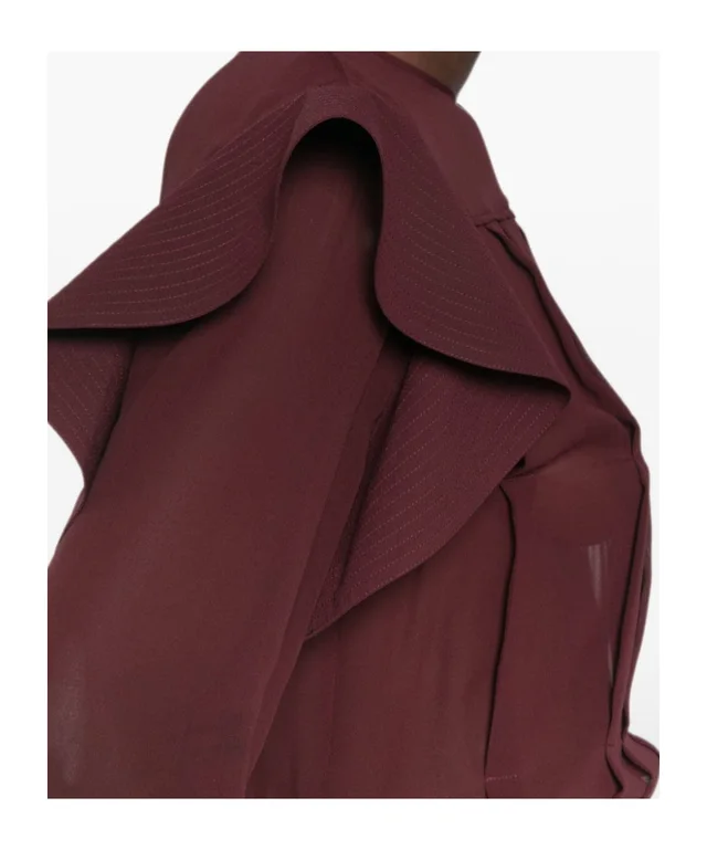 Lanvin Ruffled Sheer Blouse, photo 3 of 3 from SENSER