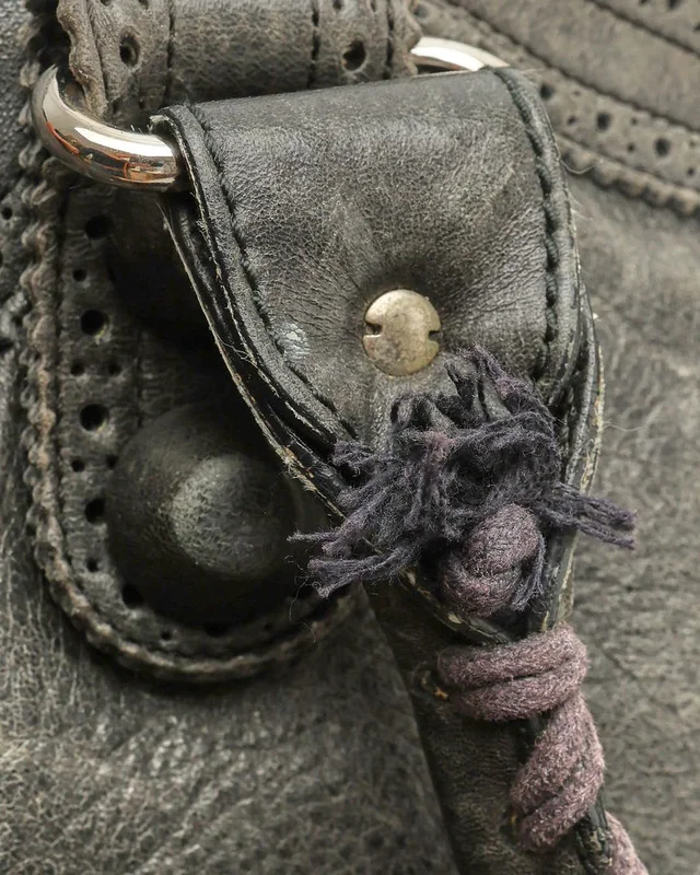 Balenciaga Motocross City Brogues Bag in Denim from A Retro Tale, photo 7 of 9
