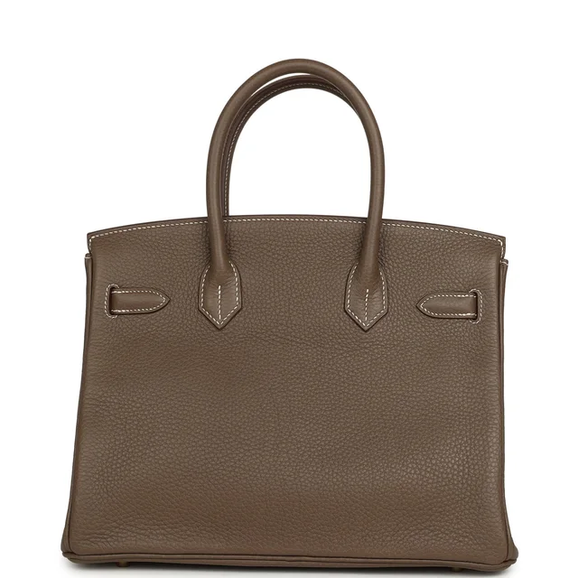 Hermès Birkin 30 Etoupe Clemence Gold Hardware in Taupe Clemence leather from Madison Avenue Couture, photo 2 of 2