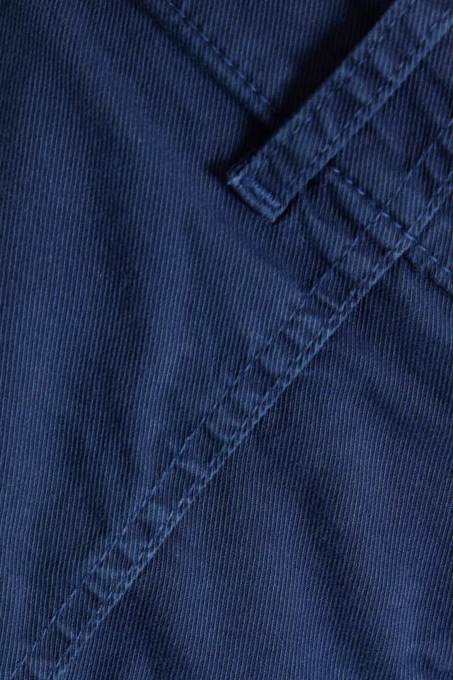 Nili Lotan Cotton-Blend Twill Shorts in Navy, photo 4 of 4 from THE OUTNET