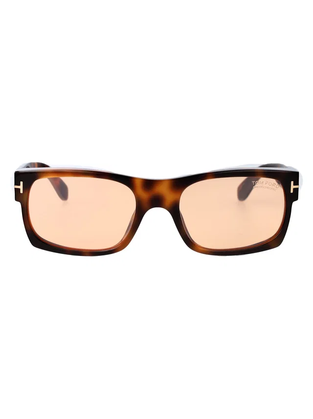Tom Ford Havana Acetate Sunglasses — Brown in Brown from HEWI